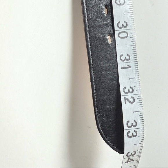 Nocona Black and Tan Leather Belt GENUINE CROCODILE - Picture 3 of 6